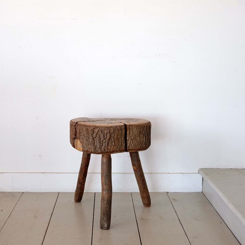 Sculptural Tree Trunk Side Table