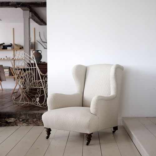 Large Wingback Armchair