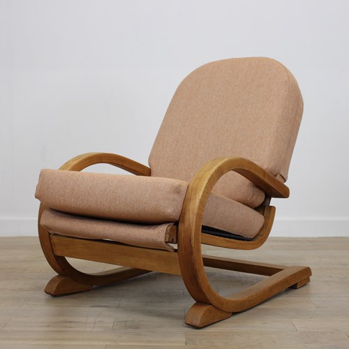 1930’S Famulus Chair By P.E.Gane Newly Upholstered
