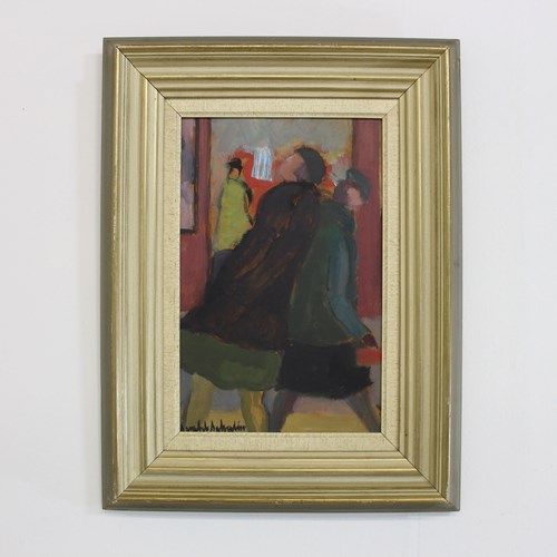Osvald Schalin Oil Painting 1948