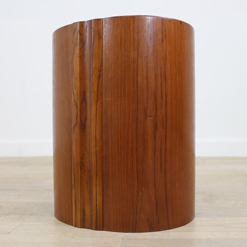 Top Quality 1960'S Scandinavian Teak Waste Bin Possibly Heggen