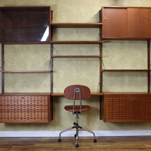 Poul Cadovius Teak Royal Wall System 1960’S