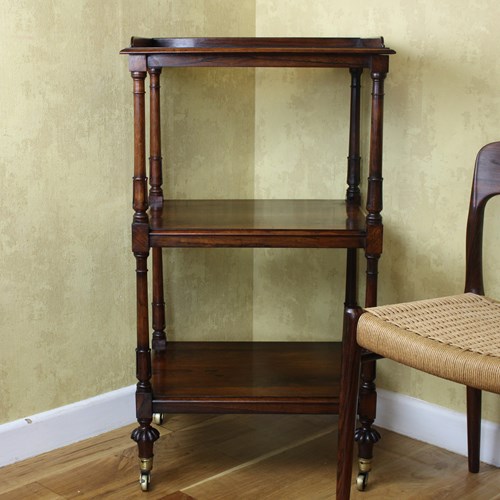 George IV Rosewood Étagère Side Table Manner Of Gillows