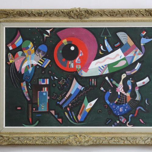 Alexander Pichugin Oil Painting After Kandinsky 1991