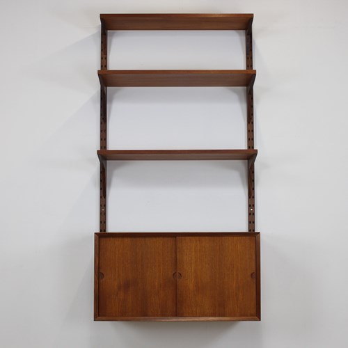 Cado Single Bay Teak Hanging Shelf System