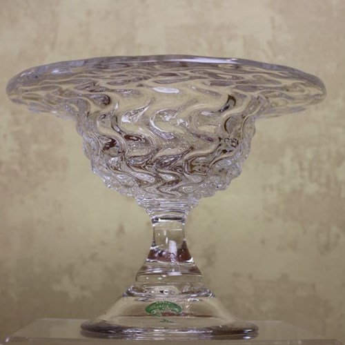 1930’S Royal Brierley Glass Tazza Bowl Designed By Constance Spry