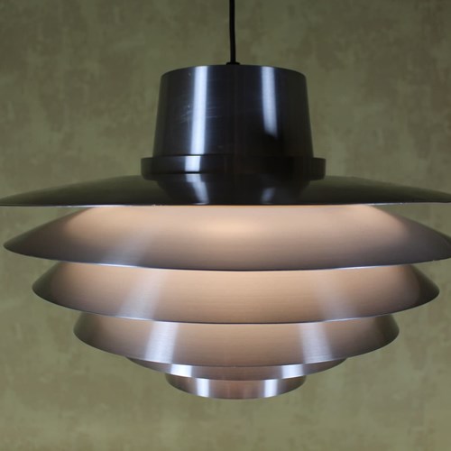 1960’S Danish Verona Pendant Lamp By Svend Middelboe For Nordisk Solar