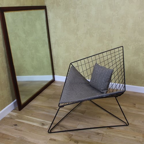 1980’S Black Metal Oti Chair By Niels Gammelgaard For IKEA