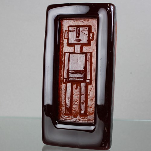 Large Erik Hoglund Moulded Naked Man Dish