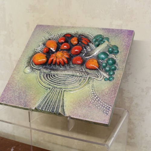 Heavy Large Gustavsberg Ceramic Plaque 1960’S/70’S