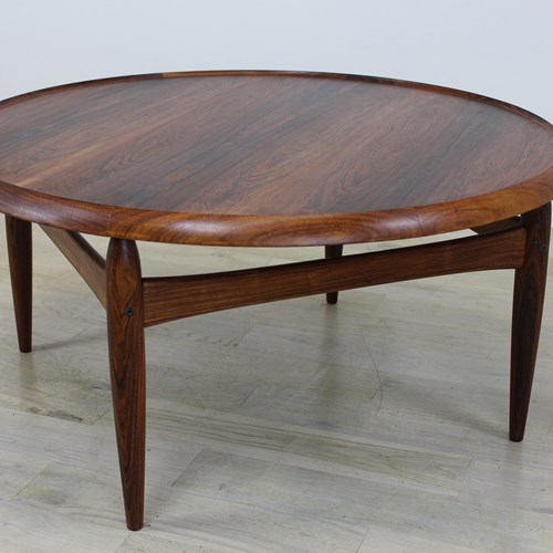Kurt Østervig Circular Reversable 1960’S Coffee Table