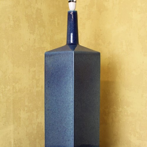 Large 1960’S Danish Ceramic Table Lamp By Le Klint 73Cms