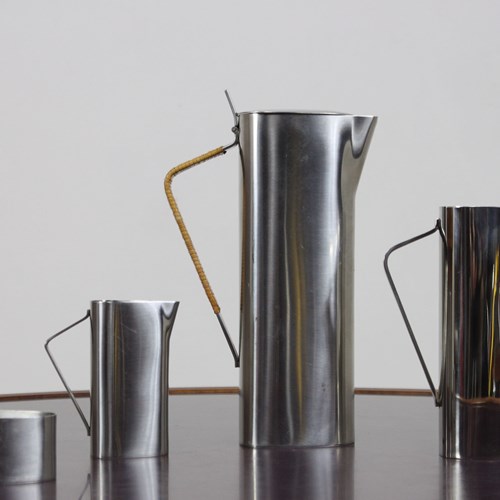 Stylish Lundtofte Stainless Steel Coffee Set By Lone Sachs