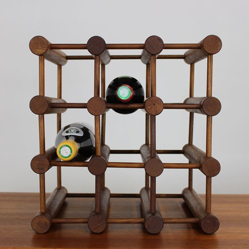 Nissen Of Denmark Teak Wine Rack
