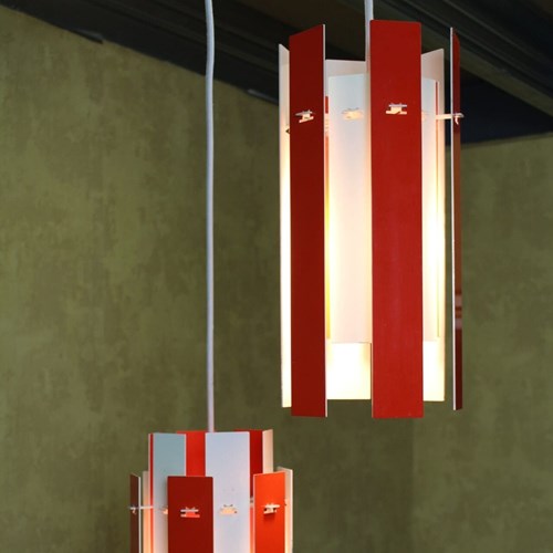 Pair Of Early 1970’S Fog And Morup “Cocktail” Lamps By Henning Rehhof