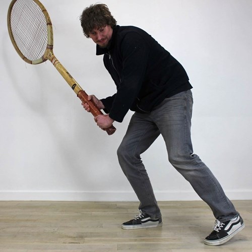 Shop Display Oversized Tennis Racket !