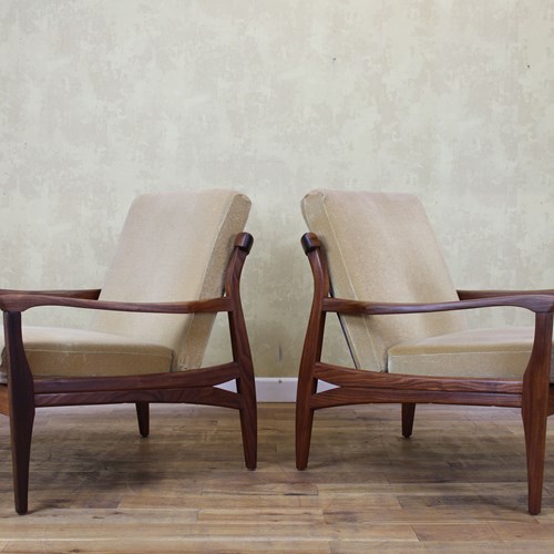 Pair Of Toothill Low Back Lynton Chairs 1966