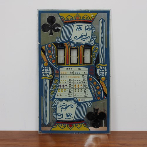 Early 1970’S Glass Fruit Machine Panel