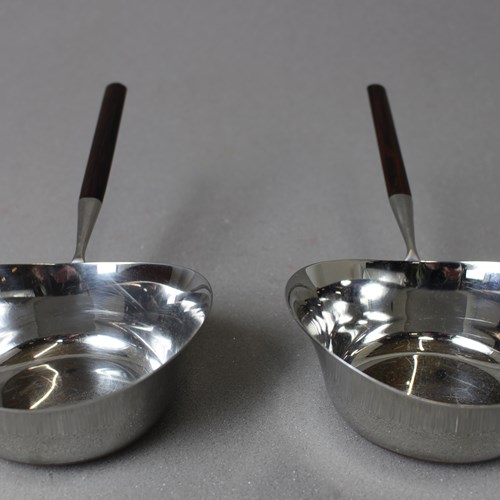 2 Stylish Norwegian Stainless Steel Warming Pans