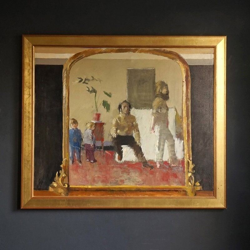 ‘Wife And Family’ 1970 By John G. Boyd, Large Vintage Original Oil Painting-rag-and-bone-0-rag-and-bone-dsc02880-main-637493616692038569-nfnxlelj0wfkprr9-main-638114354221671785.jpeg