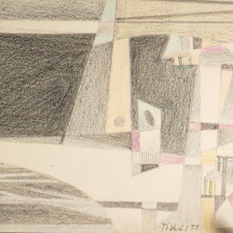 Cubist Cityscape Drawing By Václav Tikal, 1950S-rag-and-bone-1-rag-and-bone-dsc03020-main-637509695002389145-peitc4sdhqdv4npt-main-638114705819159926.jpeg
