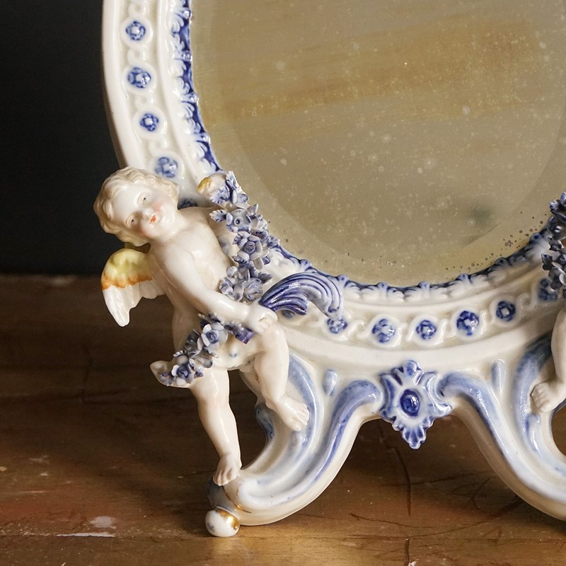 Antique German Porcelain Table Mirror With Cherubs, 19Th Century-rag-and-bone-4-dsc05931-main-638041382351599727.jpeg