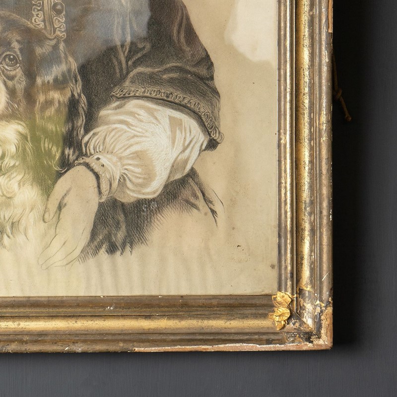 Antique French Portrait Drawing Of Girl & Spaniel-rag-and-bone-6-dsc04934-main-638076414714077873.jpeg