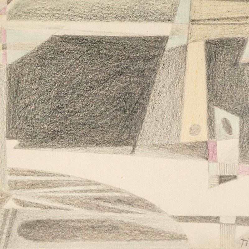 Cubist Cityscape Drawing By Václav Tikal, 1950S-rag-and-bone-8-rag-and-bone-dsc03022-main-637509695010201251-va60vq7czisdzvu2-main-638114705961815161.jpeg