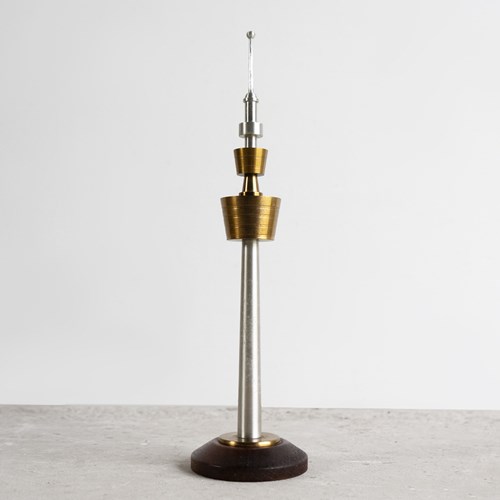 Vintage German Model Television TV Tower Sculpture, Mid 20Th Century