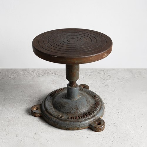 Antique Cast Iron Pottery Banding Wheel By Potters Equipment Co. London