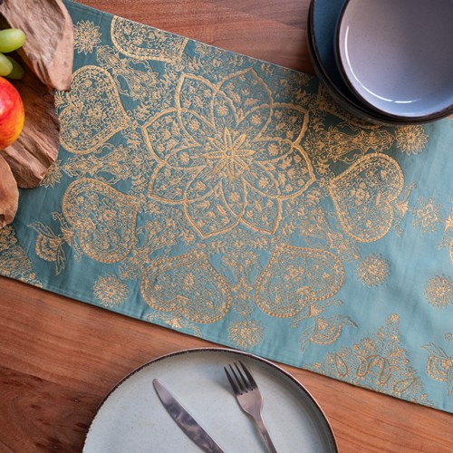 Japanese Ceremonial Silk Table Runner