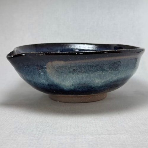 Ao-Hagi Serving Bowl By Seigan Yamane