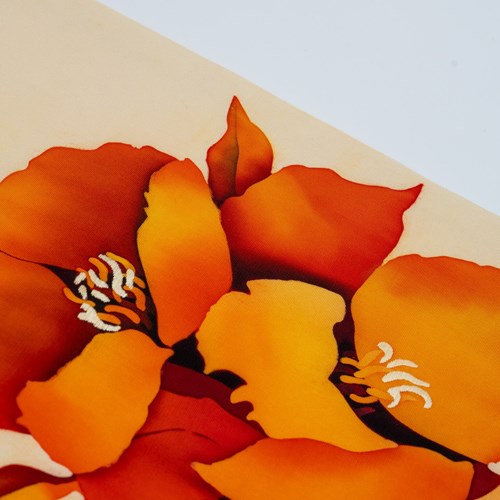 Japanese Ceremonial Silk Wall Tapestry – The Higanbana