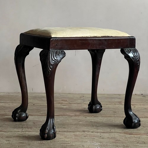 19Thc Chippendale Style Stool