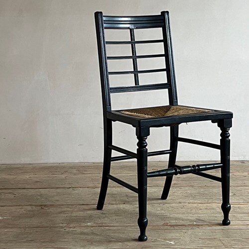 Ebonised Aesthetic Movement Side Chair