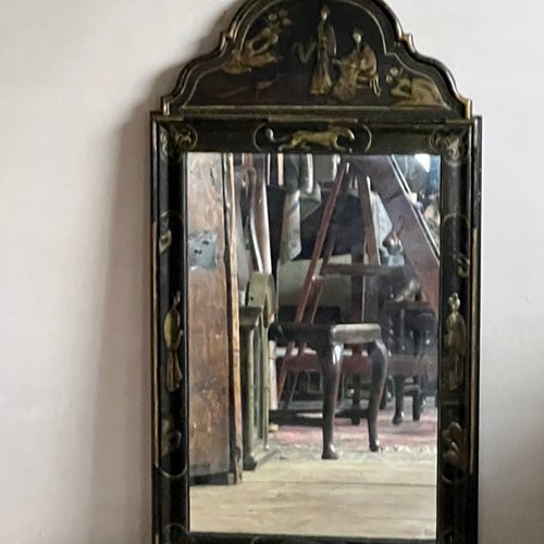 Black Japanned Pier Mirror