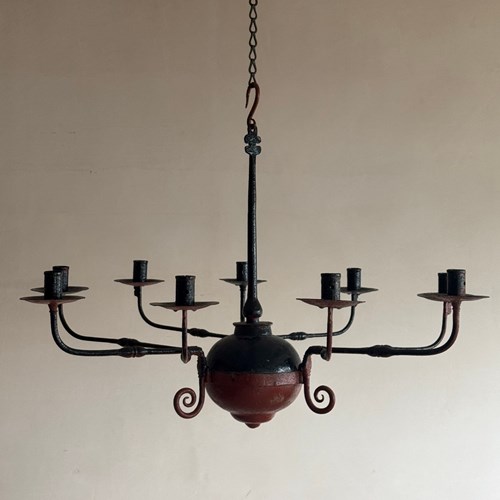 Iron 9 Arm Candelabra
