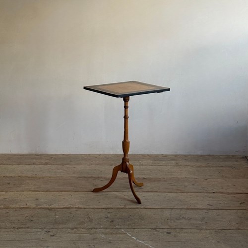 Penwork Decorated Tripod Table