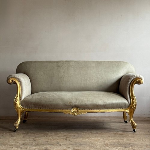 George III Giltwood Sofa