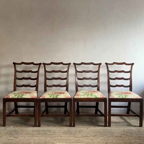 A Set Of Eight Georgian Dining Chairs