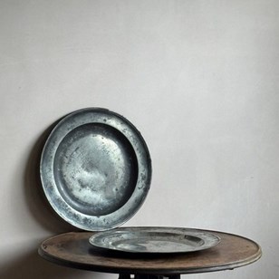 A Pair Of 18Thc English Pewter Char...