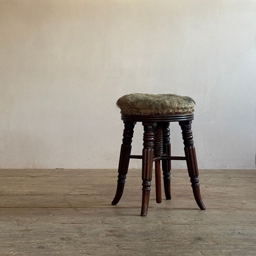 Mahogany Piano Stool By Gillows