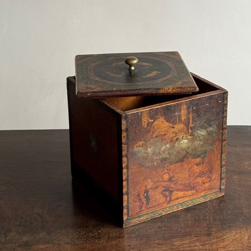 Folk Art Painted Box