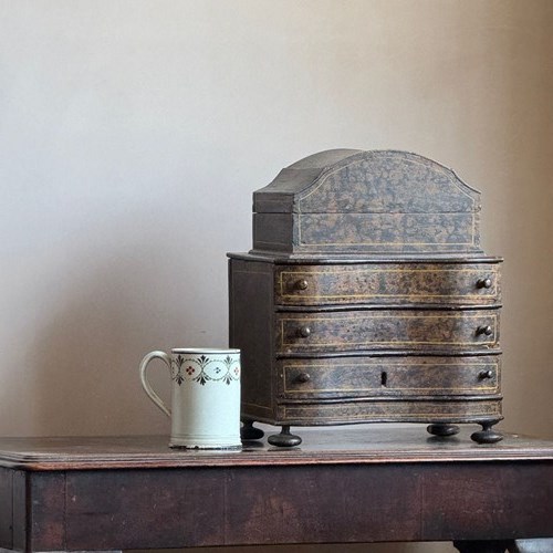 18Thc Scumbled Tabletop Chest