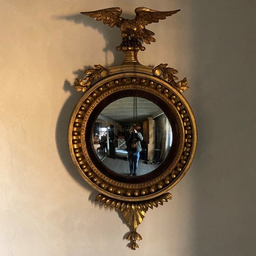 Regency Convex Mirror