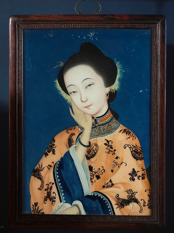 Mid 19Th Century Chinese Reverse Glass Portrait-roche-coward-chinesereverse-glass-portrait-00001-main-638214732131096272.jpg