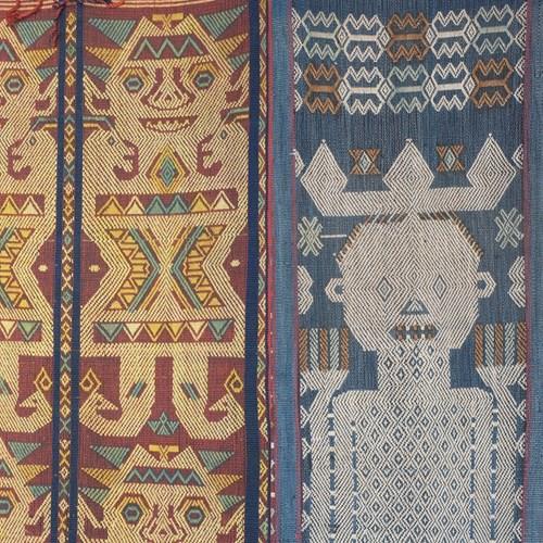 A Pair Of Mid Century Sumba Pahikung Textiles