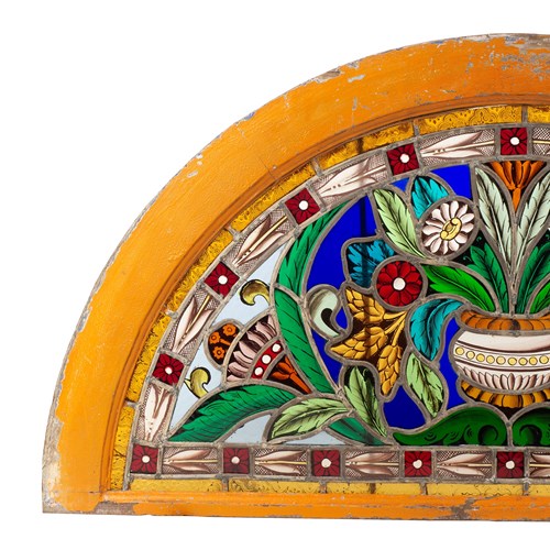 Matching Pair Of Fanlights From A Chettinad Mansion