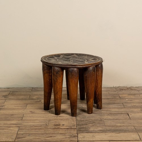 Early 20Th Century Nigerian Nupe Stool