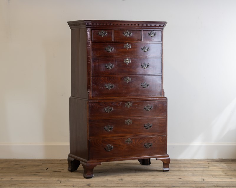 A mid 18th century mahogany chest on chest-ron-green-ron-green-1755-main-637564326530890297.jpg